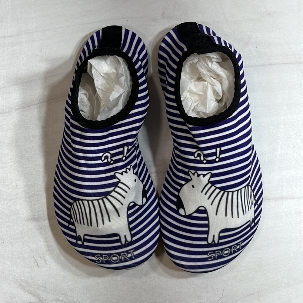 Unbranded Kid’s Water Shoes Purple/White sz 12/13 - Picture 5 of 7